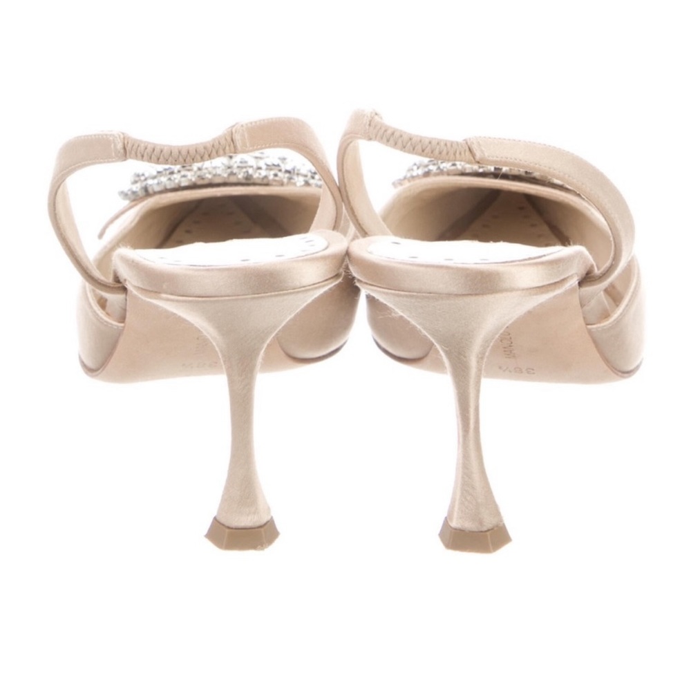 ❌❌SOLD❌❌✨Manolo Blahnik Crystal Heels ✨ - Picture 5 of 16